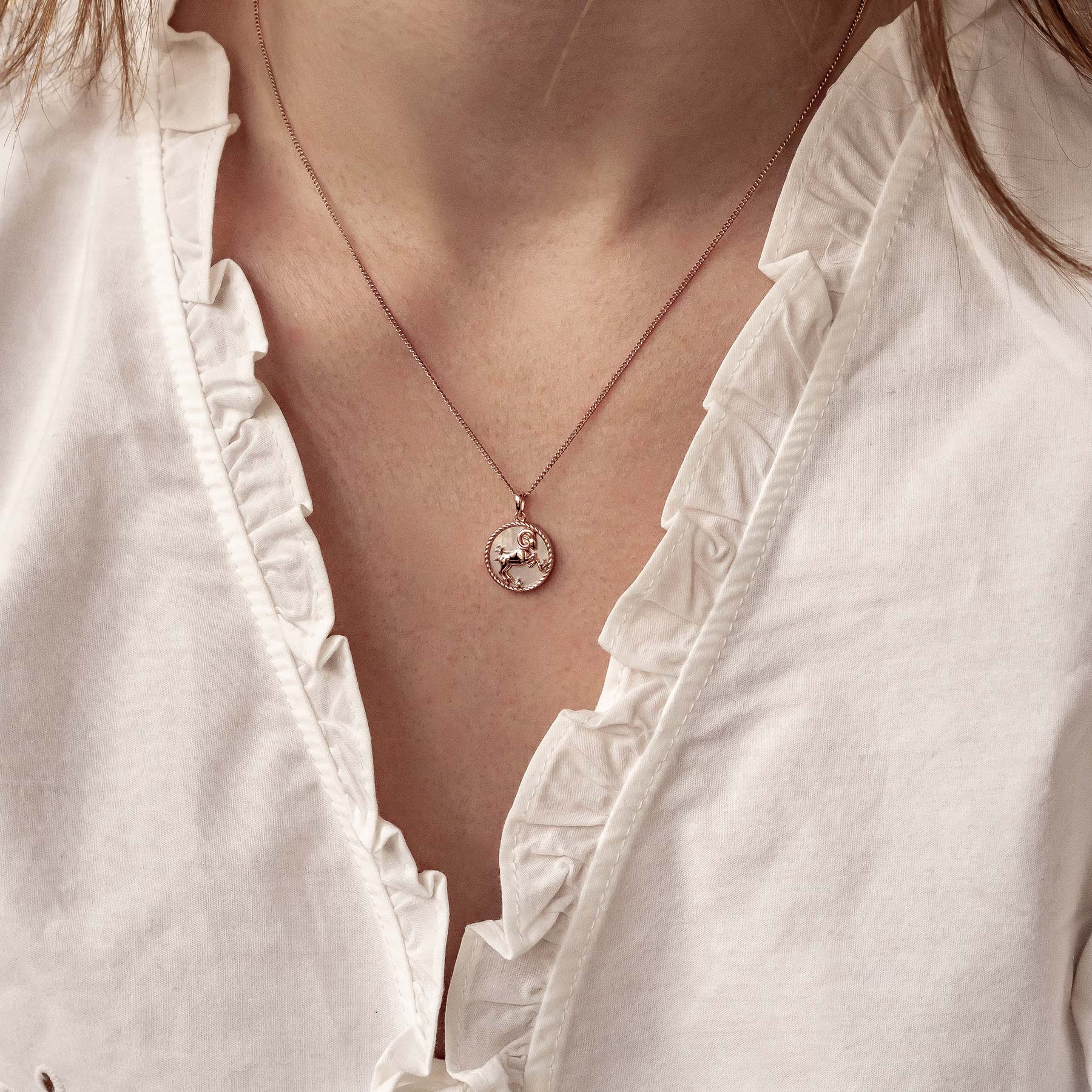 Collier pendentif zodiaque Bélier